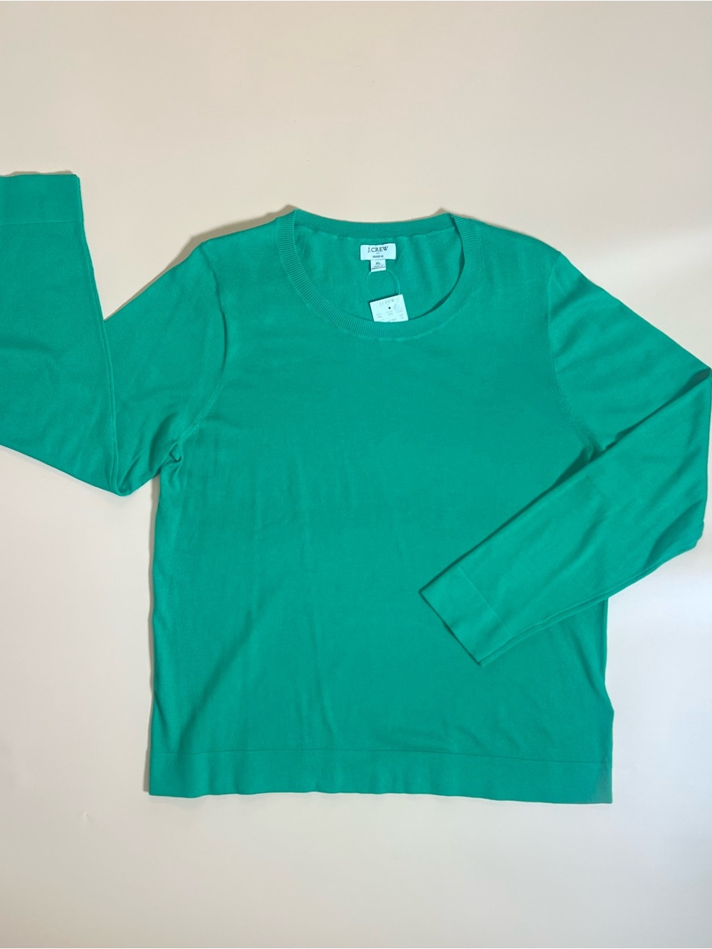 J. Crew Women's Crewneck Sweater in Kelly Green
